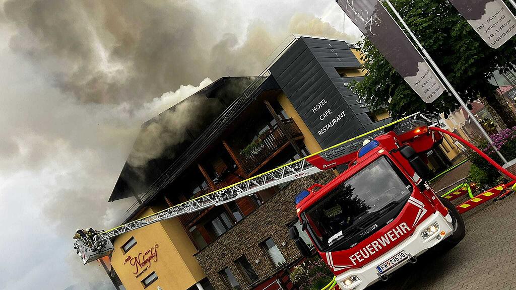 Hotelbrand in Filzmoos
