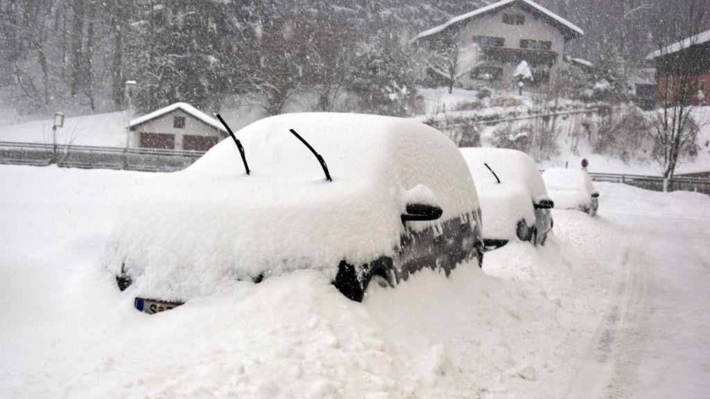 Schneemassen in Salzburg