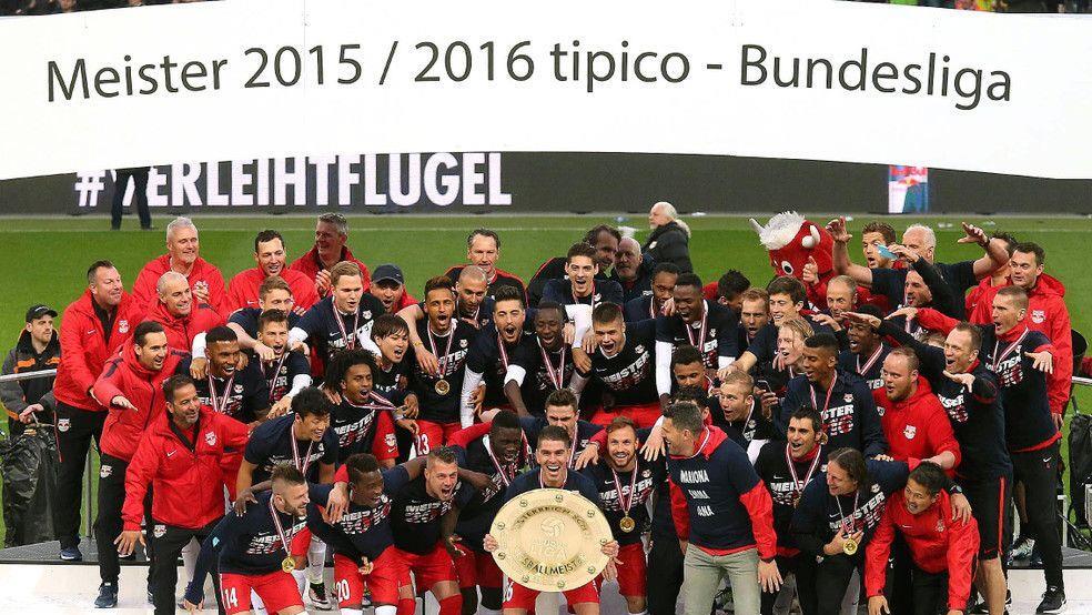 Meisterfeier von Red Bull Salzburg