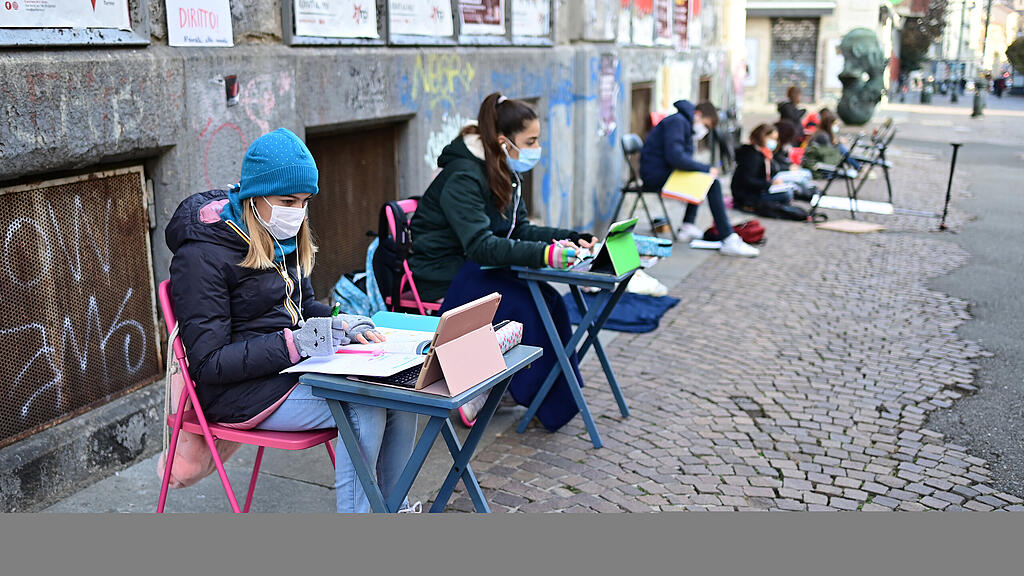 Schulprotest in Italien