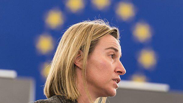 Federica Mogherini im EU-Parlament