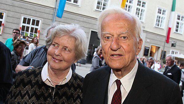Richard von Weizsäcker 2012 mit Ehefrau Marianne