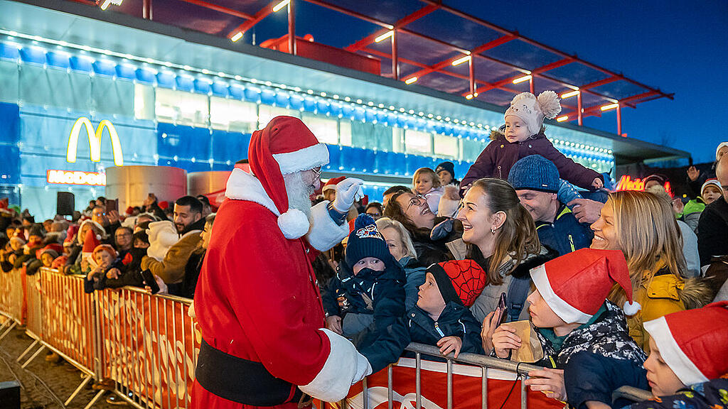 Coca-Cola Weihnachtstruck beim EUROPARK