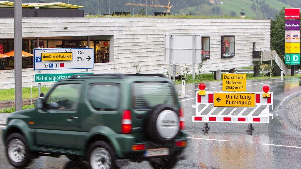 Hochwasser in Mittersill