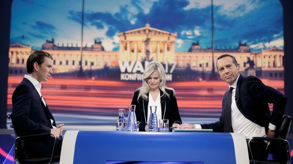 TV-Duell: Sebastian Kurz vs. Christian Kern
