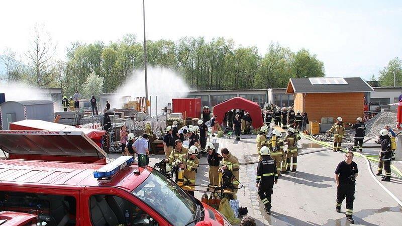 Großübung der FF Salzburg