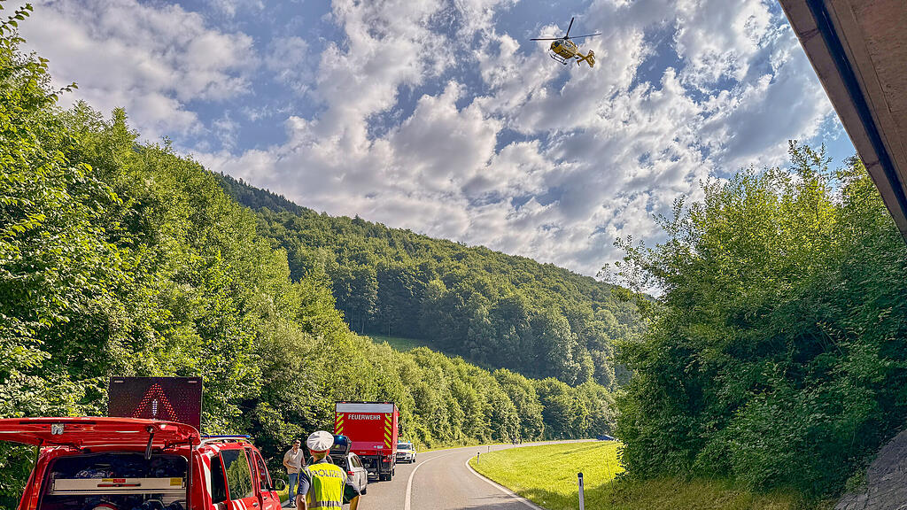 Einsatz Wohnmobil-Überschlag Mondsee