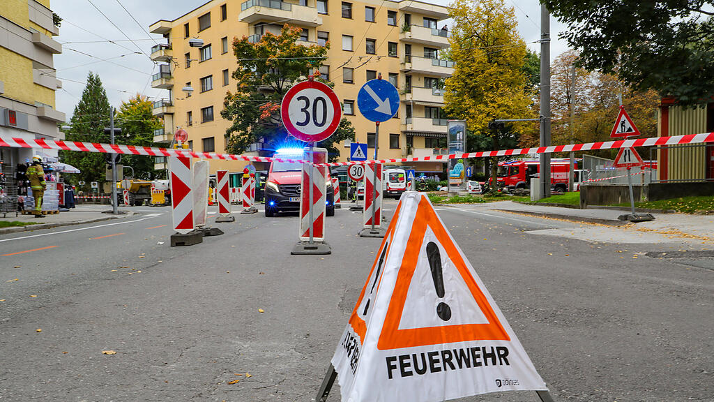 Gasleitung in Salzburg-Lehen beschädigt