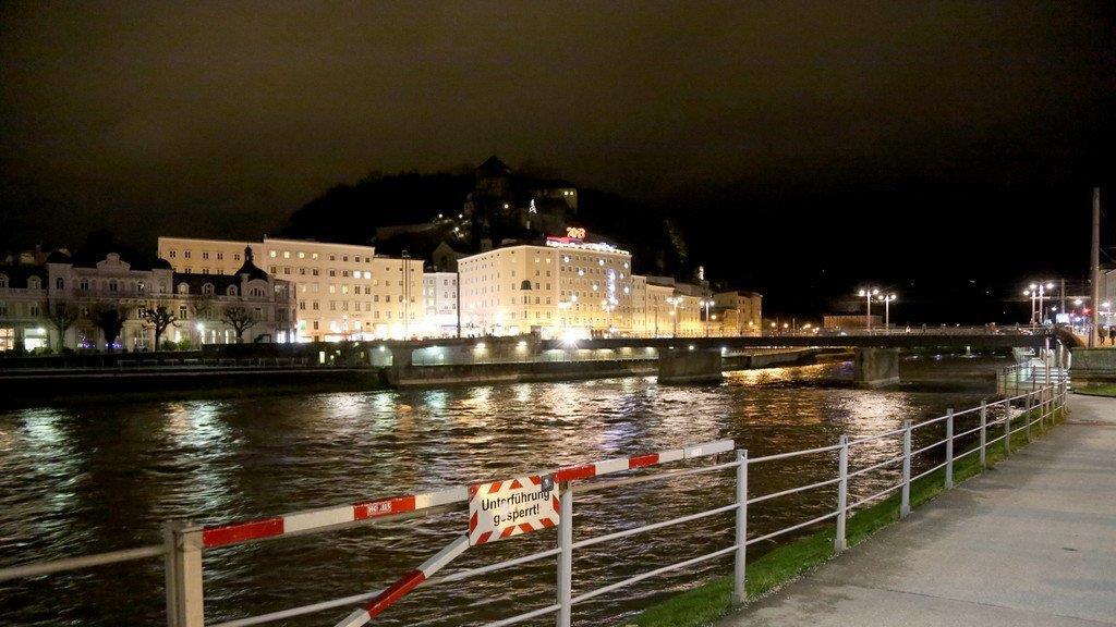 Salzachpegel sinkt wieder