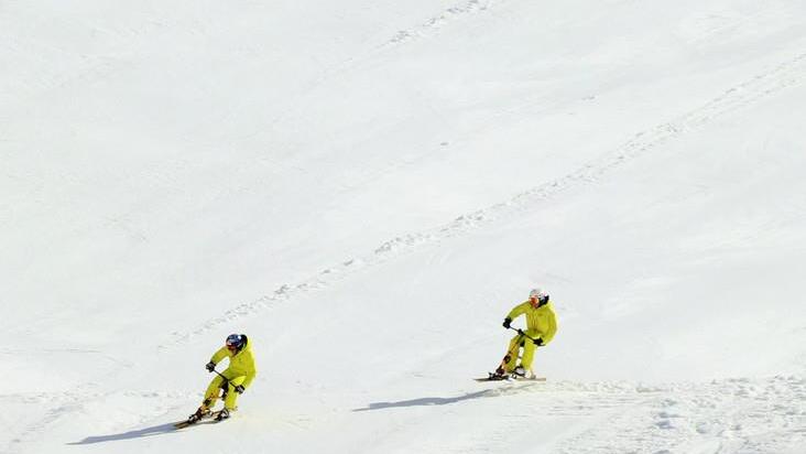 Snowbike-Rekordversuch in Obertauern