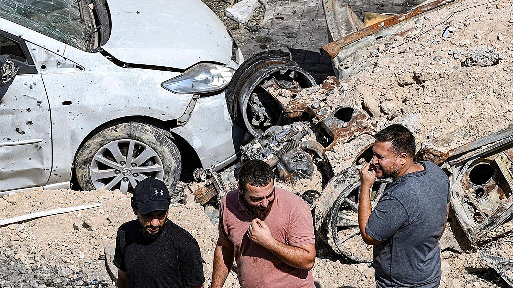 Israelischen Luftangriff im Flüchtlingslager Rafah, 16. Oktober