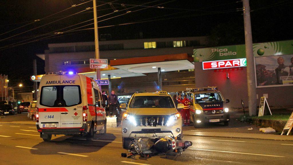 Mopedunfall auf der Sterneckstraße