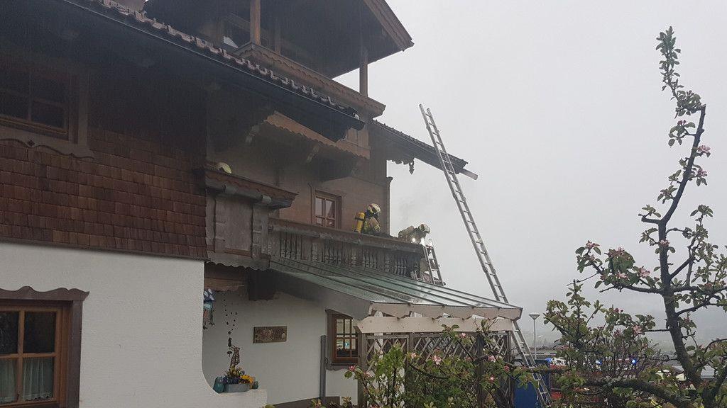 Zimmerbrand in Neukirchen