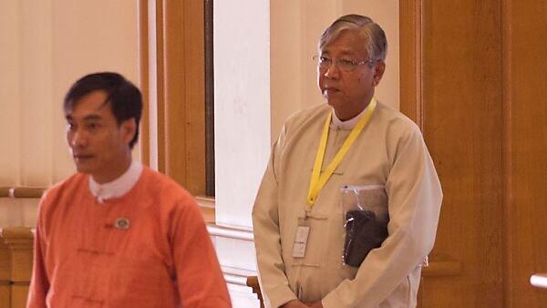 Der 69-jährige Htin Kyaw wurde in einer historischen Sitzung gewählt