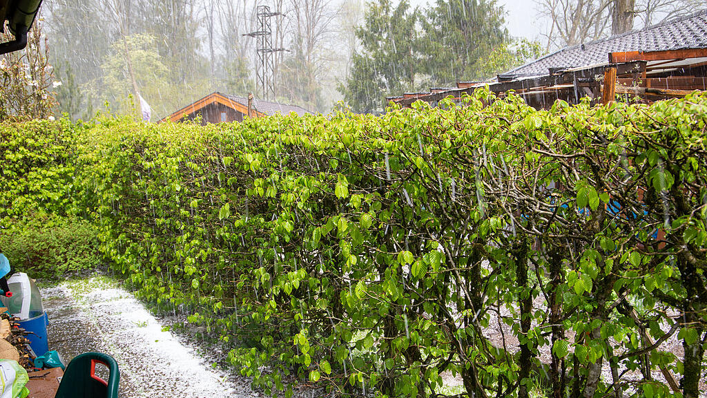 Hagel in Salzburg