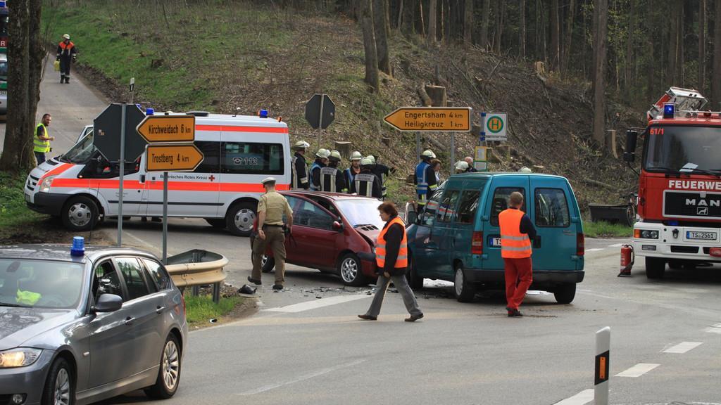Frontalcrash in Trostberg