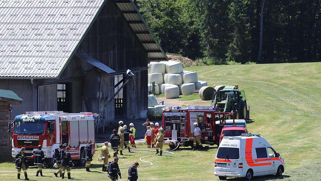 Brand in Koppl