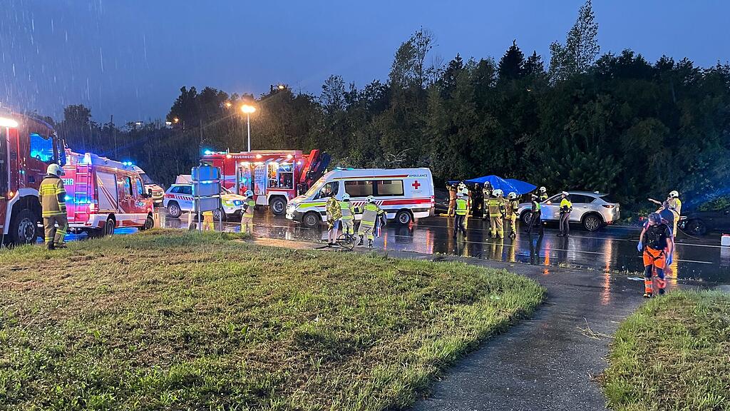 Unfall mit mehreren Verletzten in Bergheim
