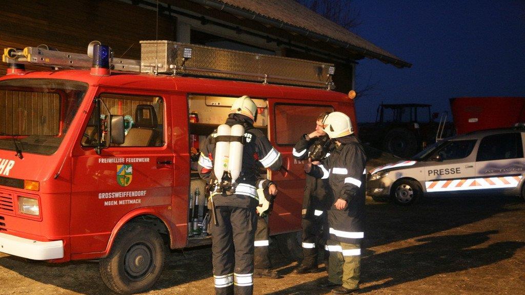 Stadelbrand in Mettmach