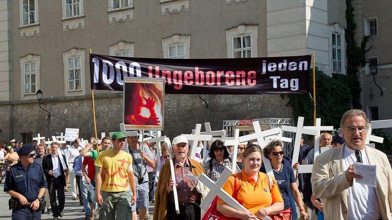 1.000-Kreuze-Marsch der Abtreibungsgegner