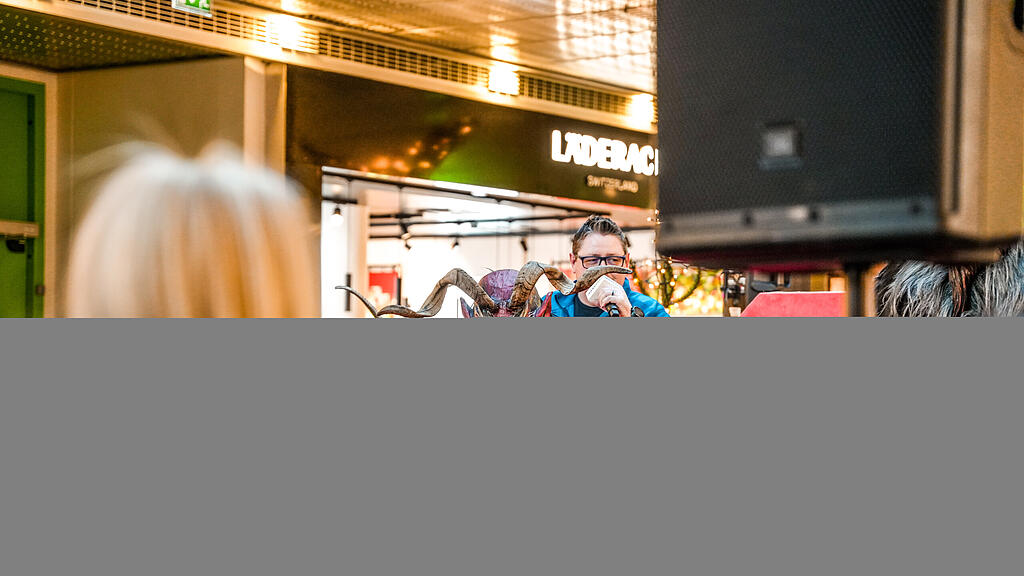 Krampus-Show im Europark