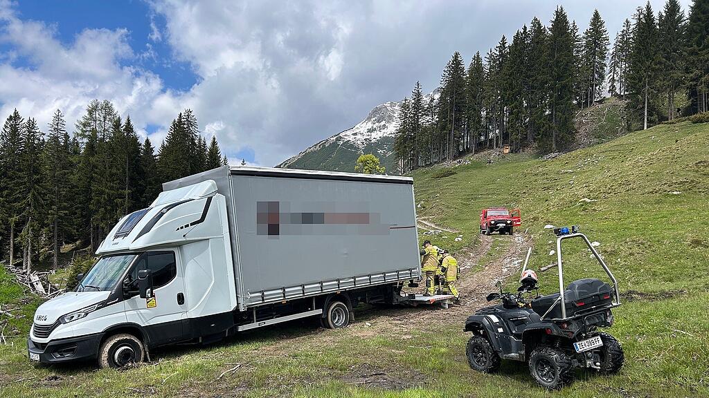 Navi führt Paketfahrer ins Hochgebirge