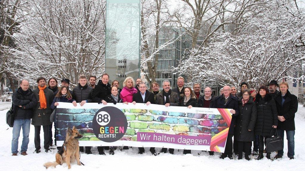 Stadt Salzburg startet "#88gegenrechts!"