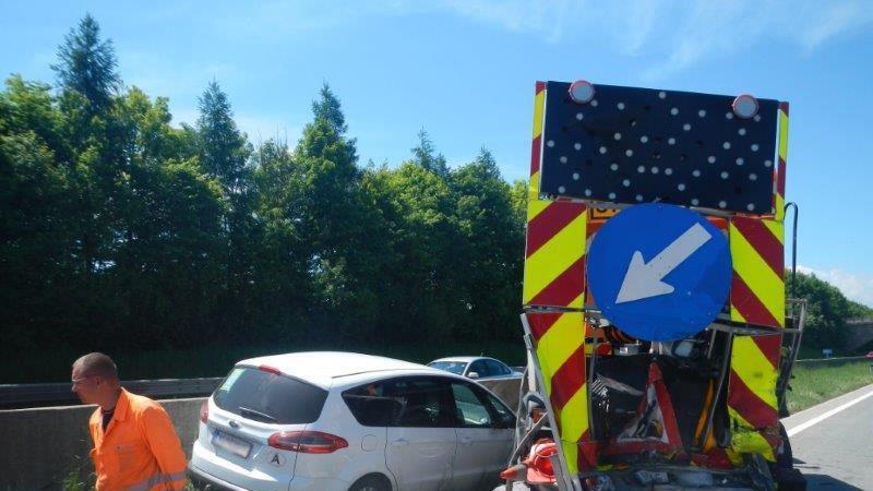 Lkw-Crash auf A1