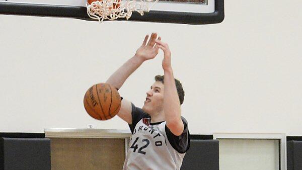 Im Training funktioniert das Dunking bestens