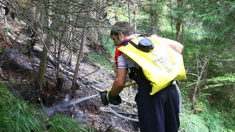 Waldbrand unter Kontrolle