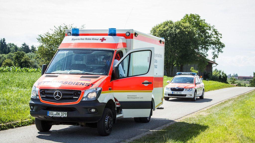 Zwei Verletzte bei Kreuzungscrash bei Laufen