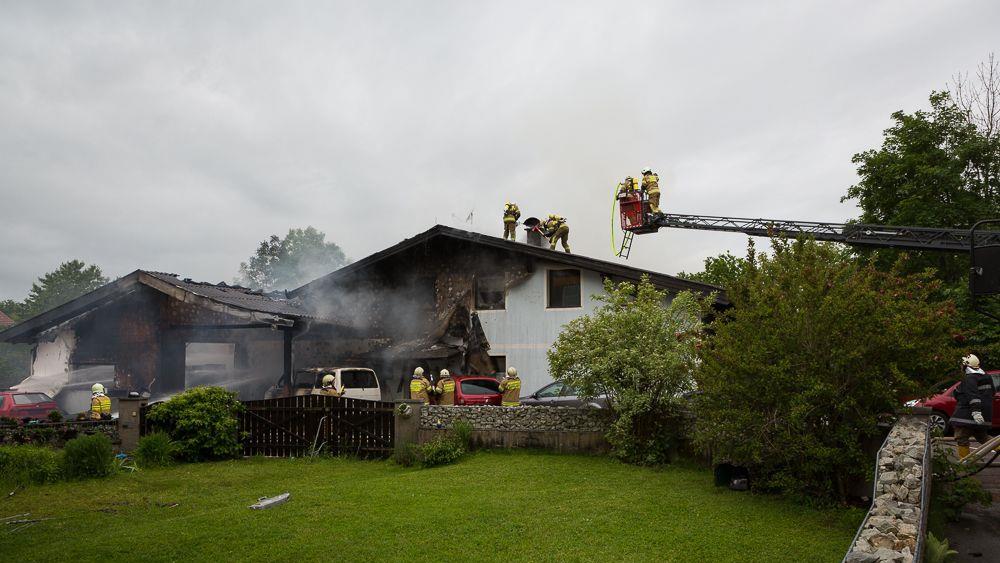 Haus in Neumarkt in Flammen I