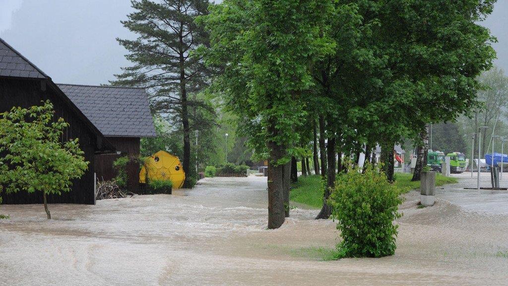 Hochwasser in Ebensee, I