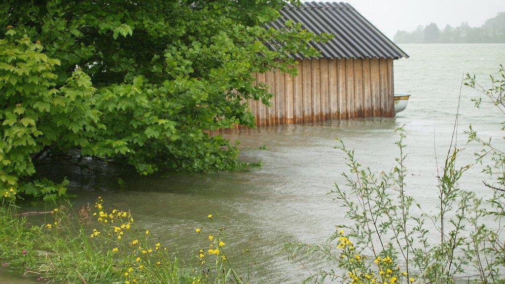 Hochwasser Mondsee/Attersee