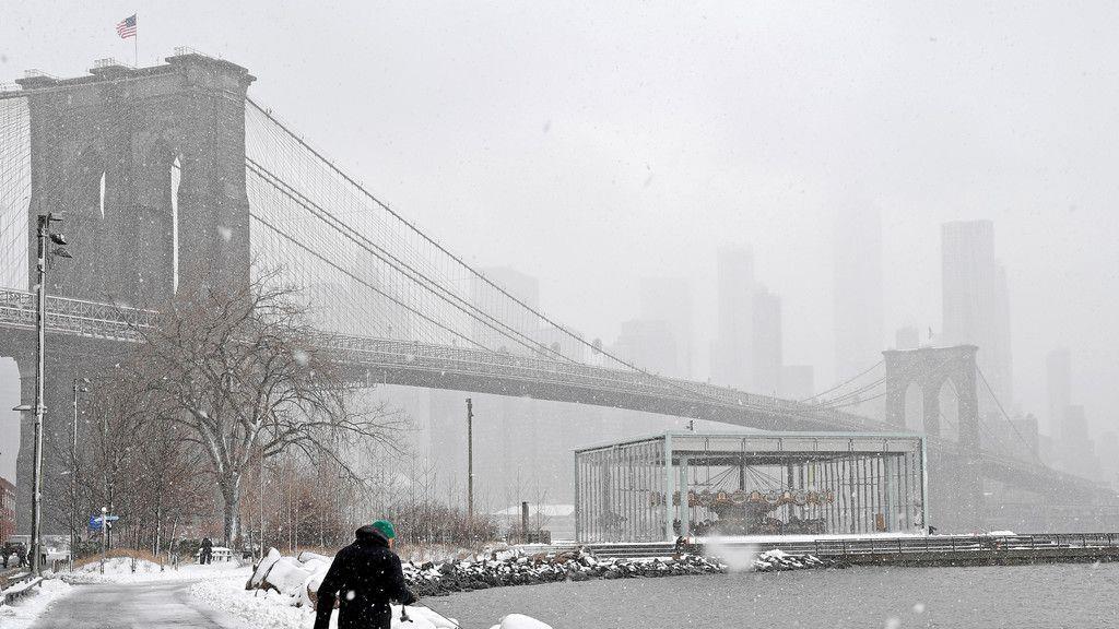 Schnee-Chaos in New York City