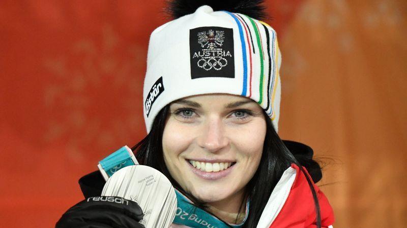 Olympia: Siegerehrung im Super-G