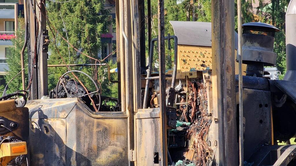 Radladerbrand in Altenmarkt