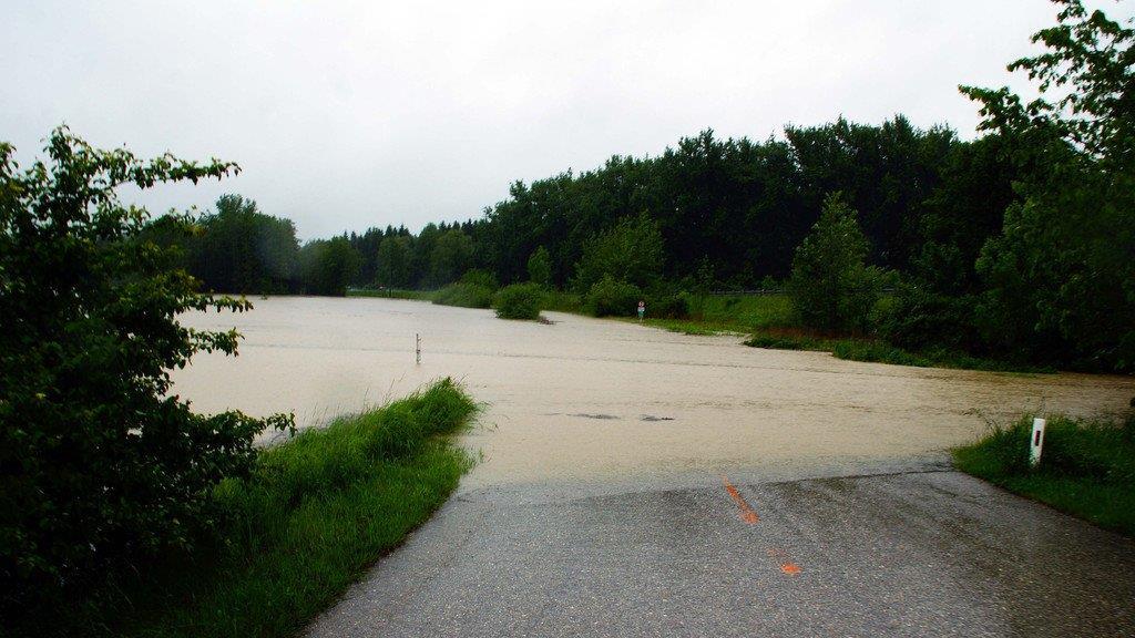 Hochwasser in Oberndorf