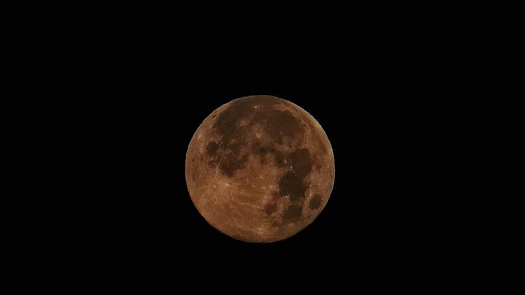 Supermond und Nebelstimmung
