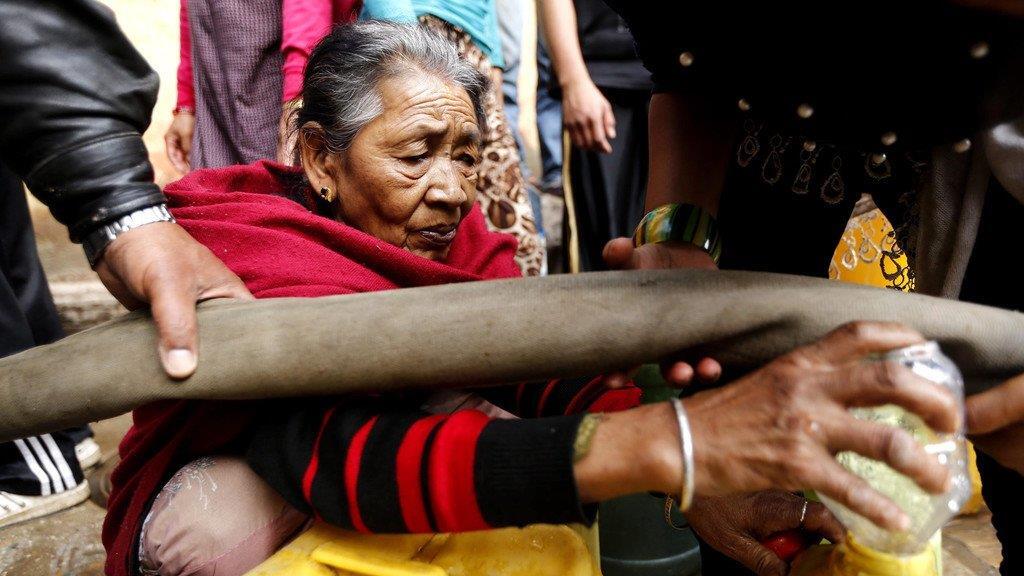 Hilfe nach Erdbeben in Nepal