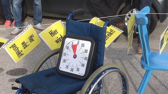 Streik, Lebenshilfe Salzburg