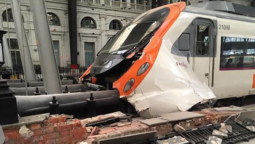 Verletzte bei Bahn-Unfall in Barcelona