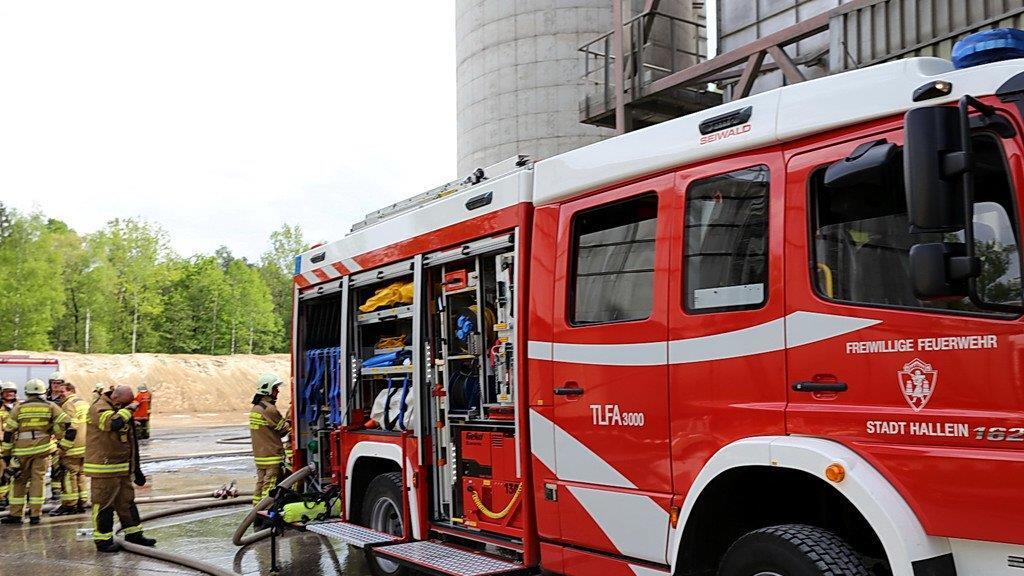 Leube: Feuerwehr im Großeinsatz
