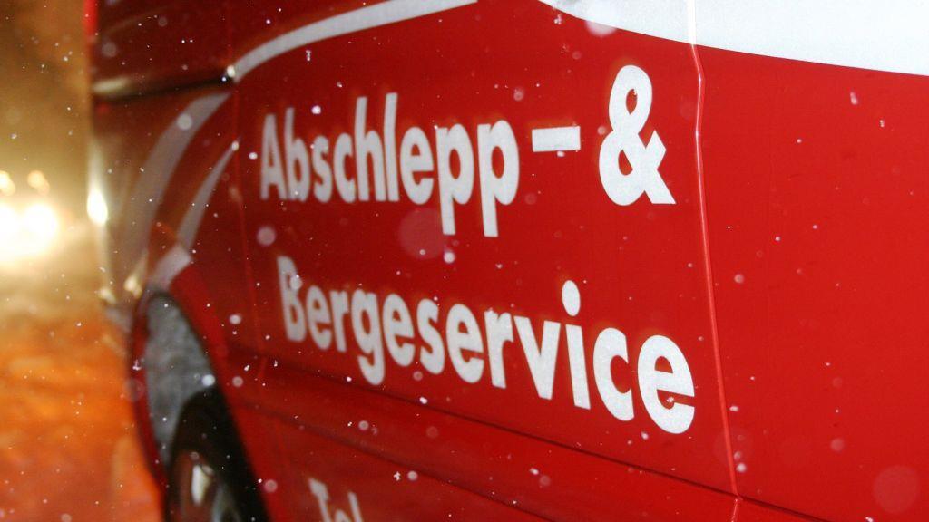 Schneefahrbahn auf B154