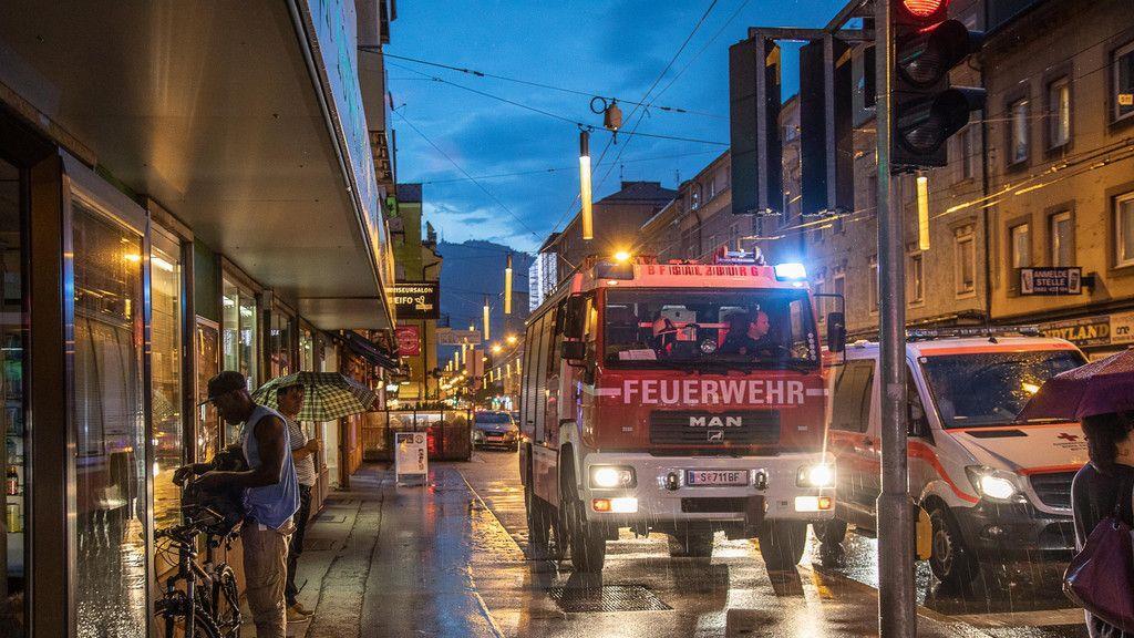 Unwetter: Überflutete Keller in Salzburg