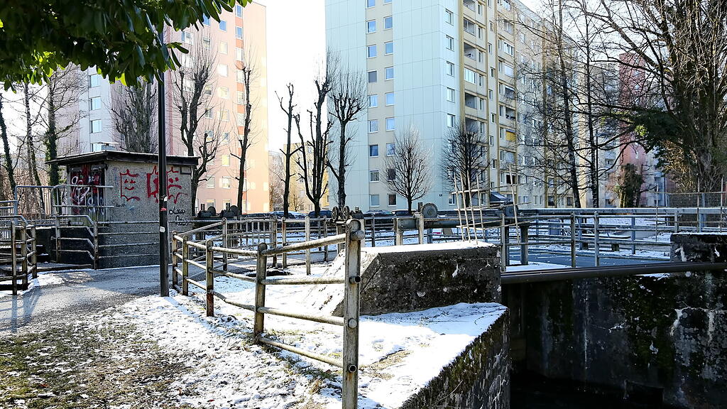 Bauarbeiten an der Glan