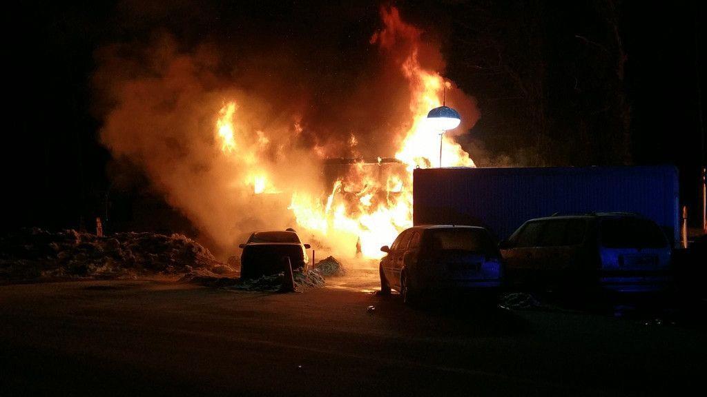 Reisebusbrand am Walserberg