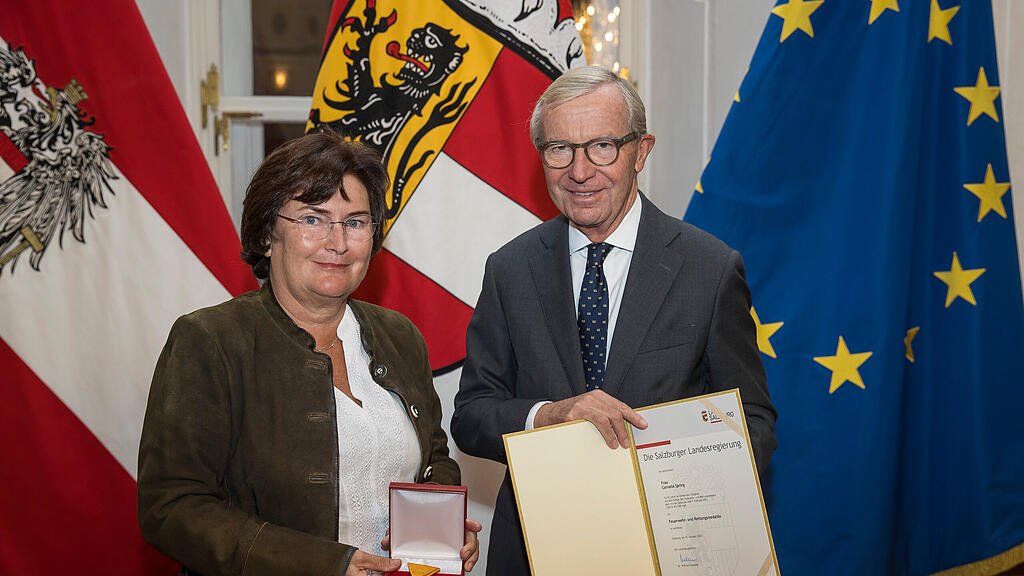 Wasserretter und Wasserretterinnen in Landesresidenz