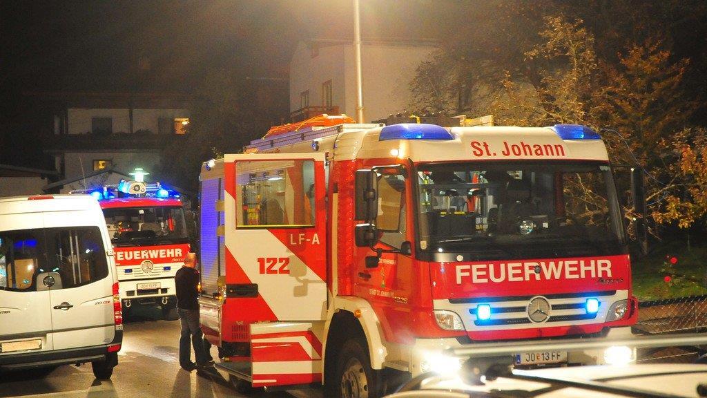 Fernseher in Flammen