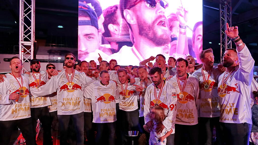 Meisterfeier EC Red Bull Salzburg
